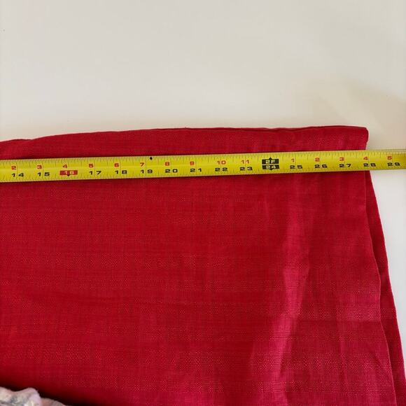 Pendleton Linen Lora Shift Dress Size 16 Cayenne Textured Red Relaxed Resort - Picture 11 of 12